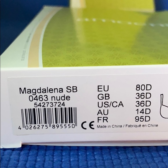 AMOENA Magdalena SB Bra 36D 0463 Nude Tan Beige - Picture 5 of 7